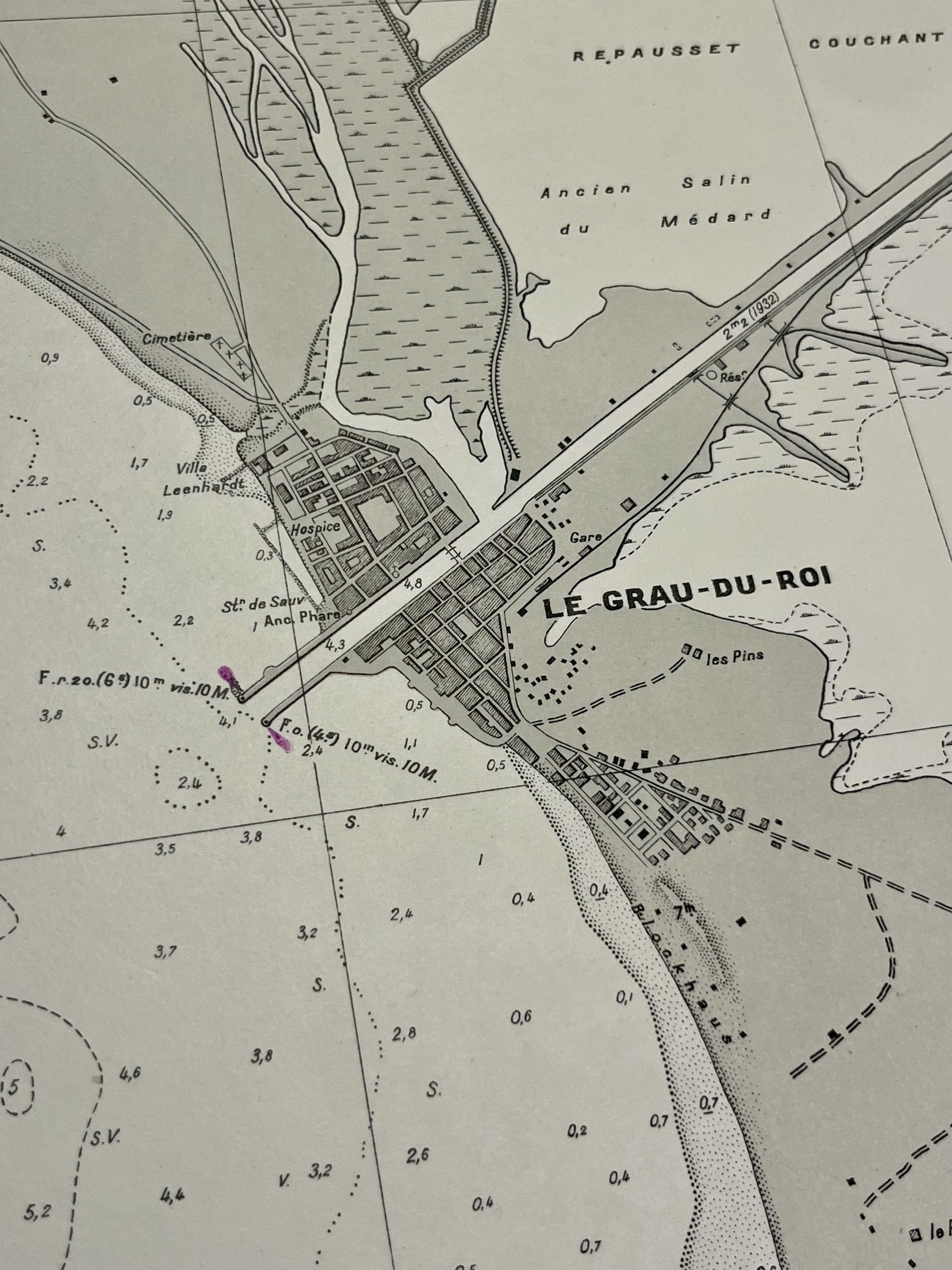 Plan ancien Grau-du-Roi