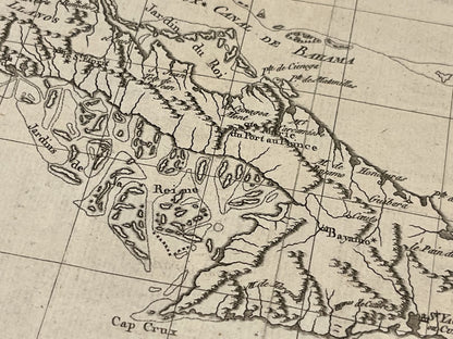 Plan ancien Ile Cuba