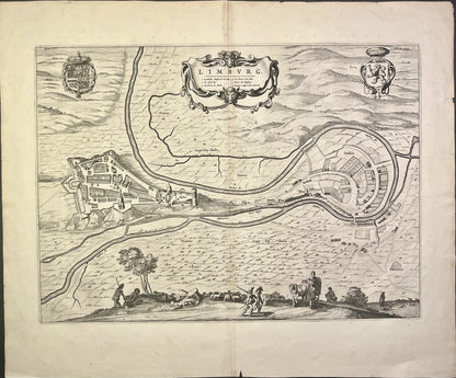 Plan ancien Limbourg Belgique