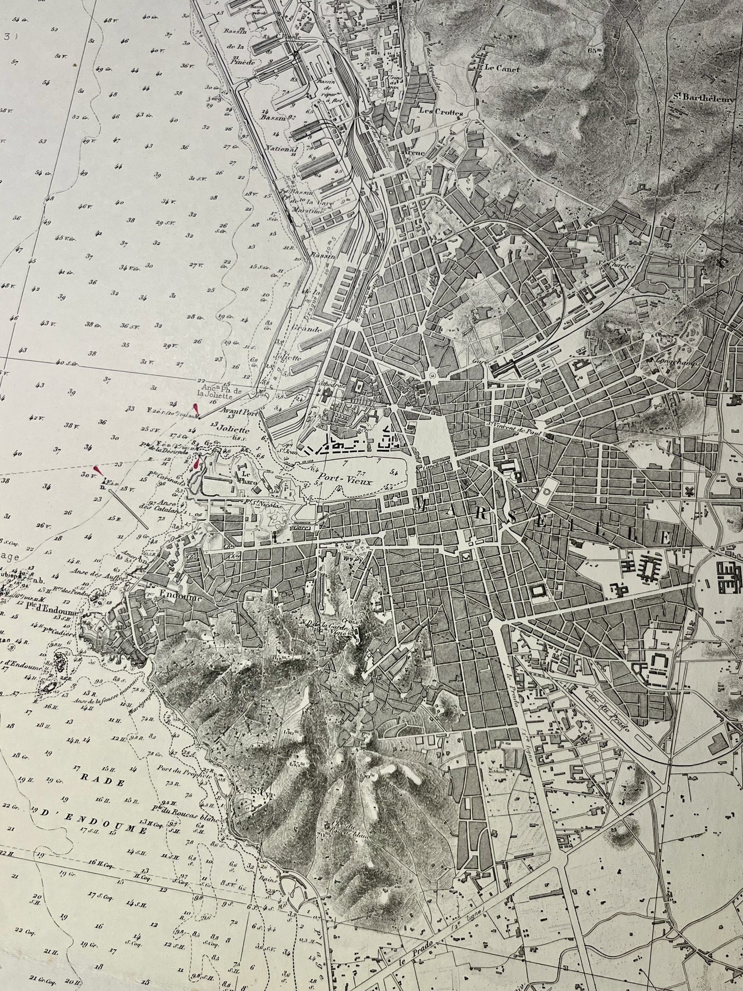 Plan ancien Marseille