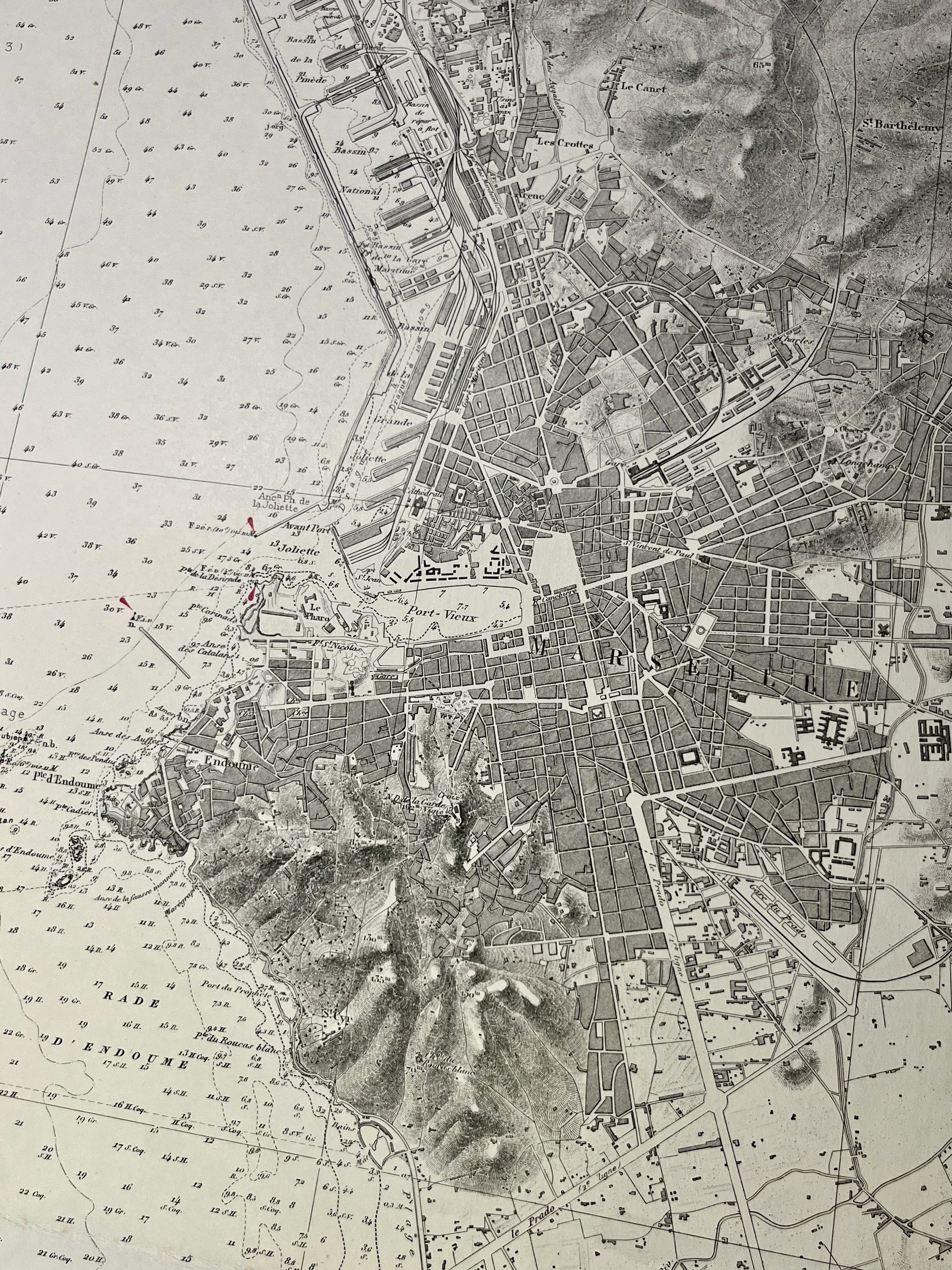 Plan ancien Marseille