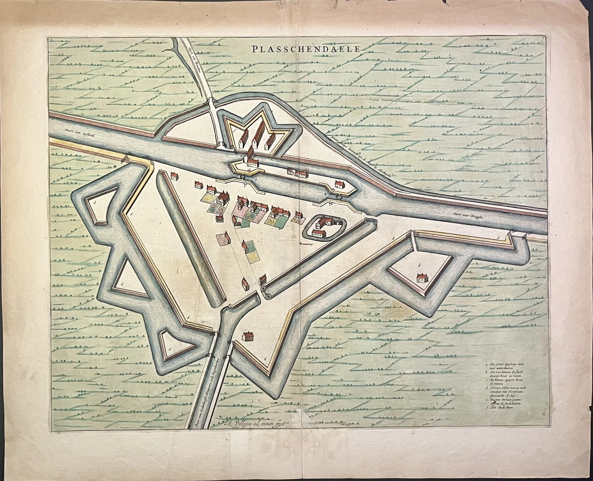 Plan ancien Passendale