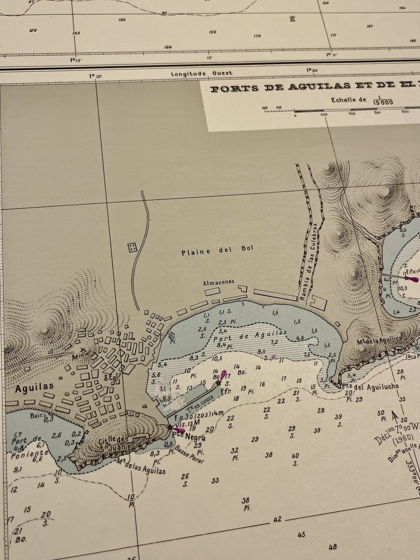 Plan ancien Port Aguilas