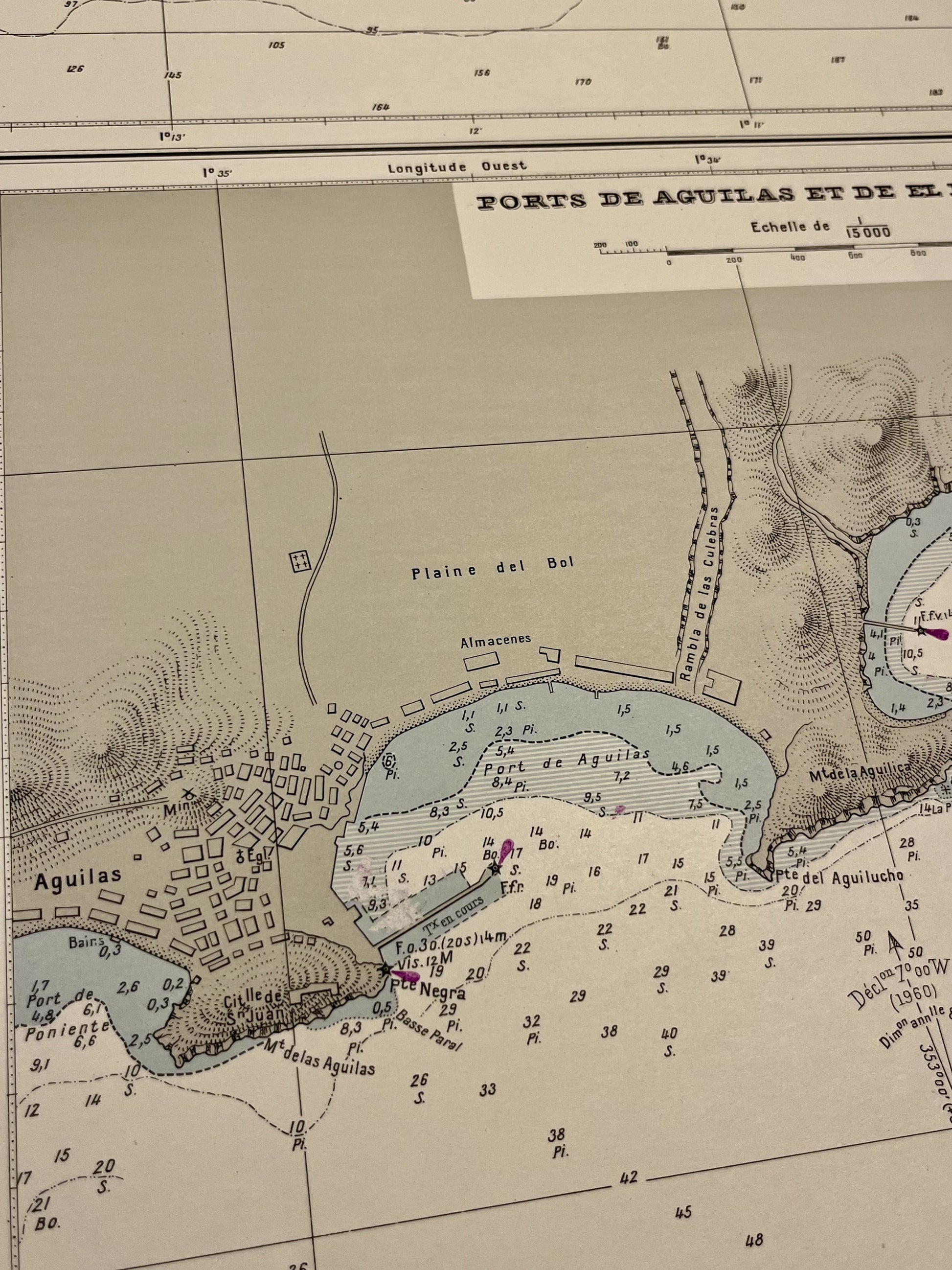 Plan ancien Port Aguilas