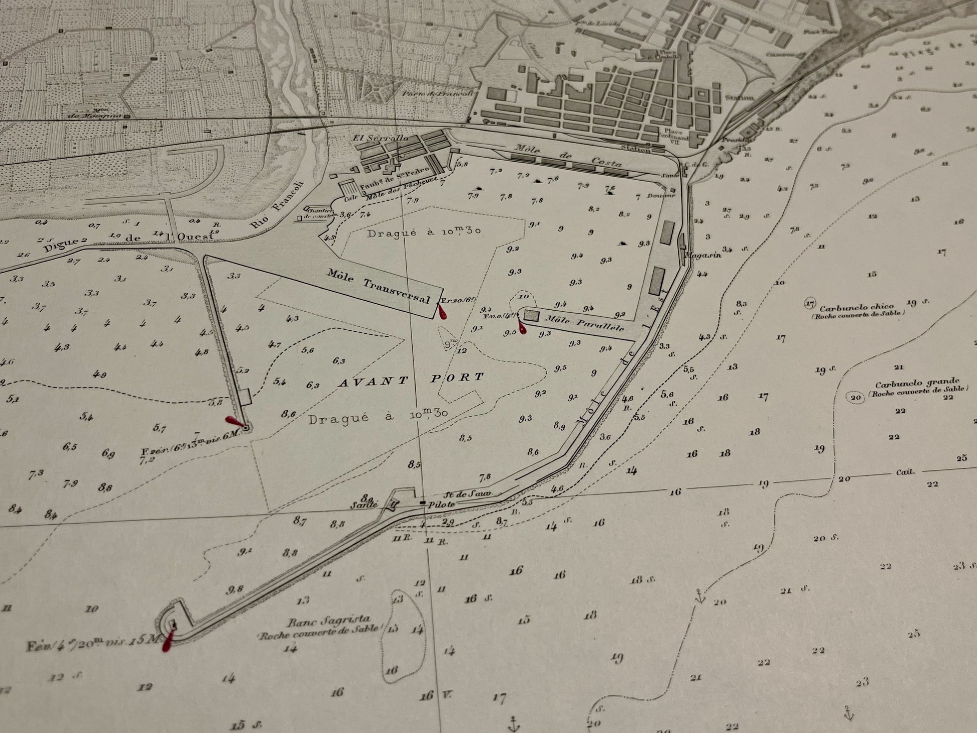 Plan ancien Tarragone Espagne