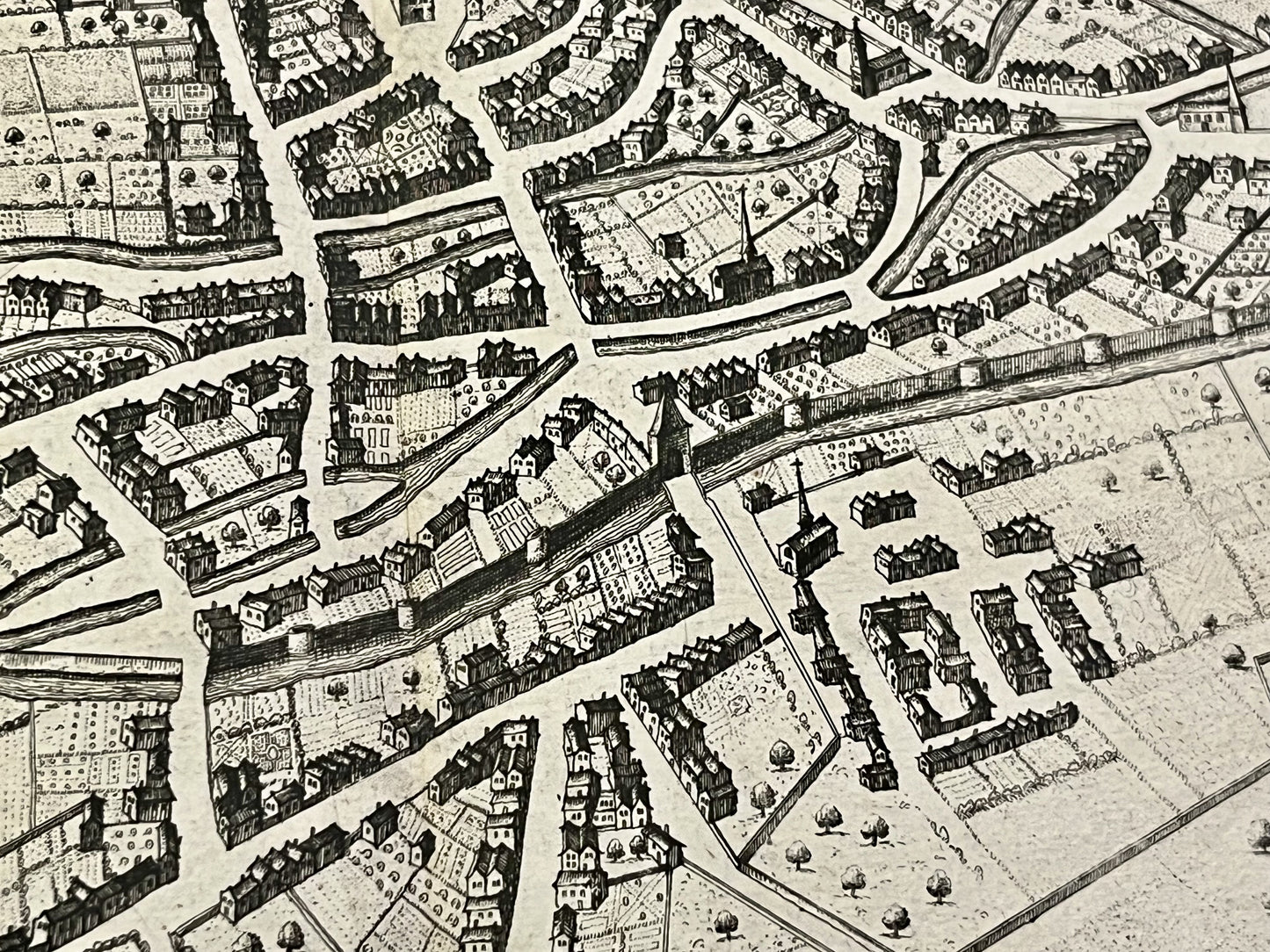 Carte ancienne Tirlemont par Blaeu