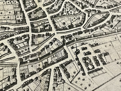 Carte ancienne Tirlemont par Blaeu