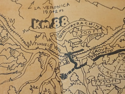 Plan retro vintage de Machu Picchu