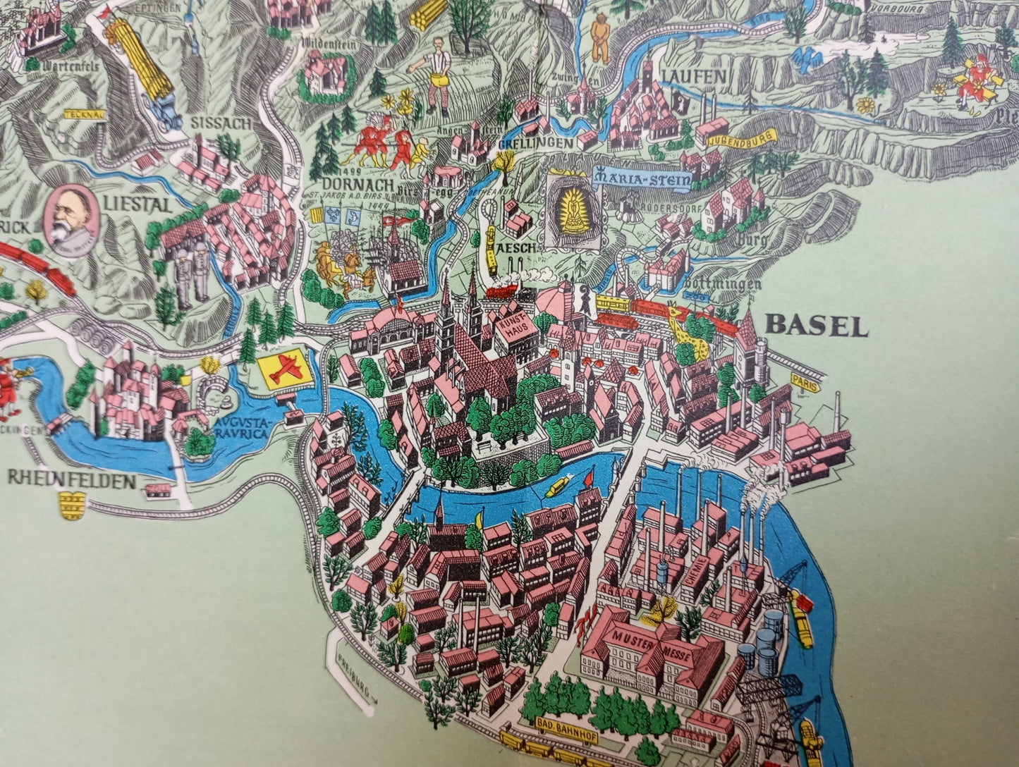 Plan touristique et illustre de la Suisse
