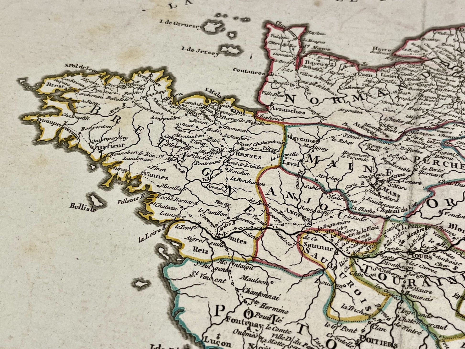 Routes des postes Bretagne