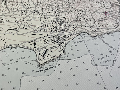 Sete carte marine ancienne