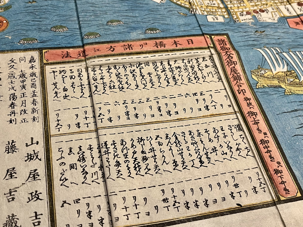 Table distance ancienne Tokyo