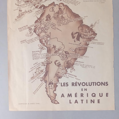 Affiche Amérique latine et du sud