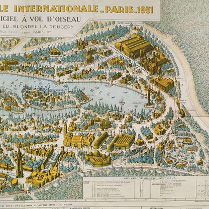 affiche vintage paris exposition coloniale internationale paris 1931 affiche