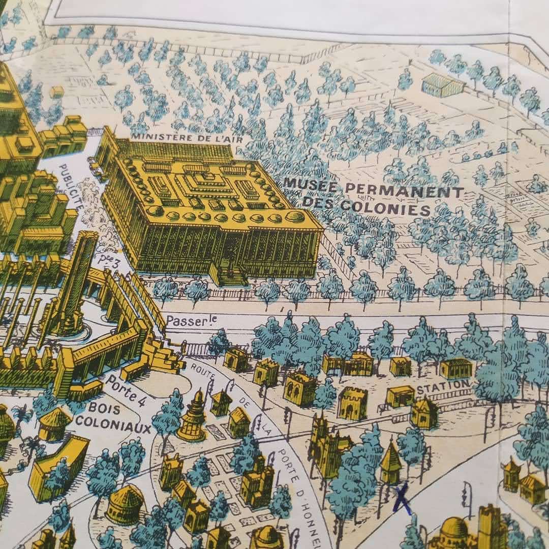 carte exposition coloniale internationale paris 1931 plan