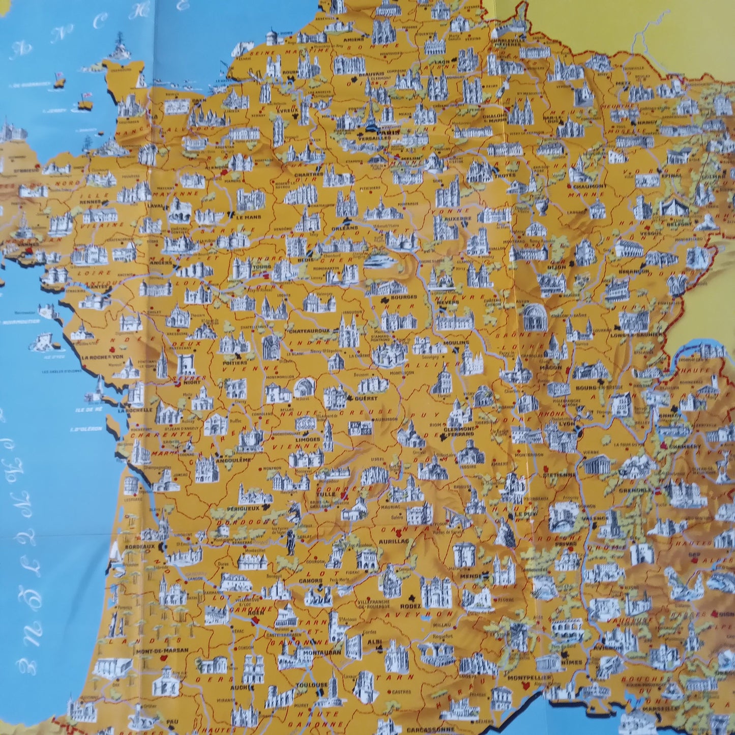 carte  plan lesot france