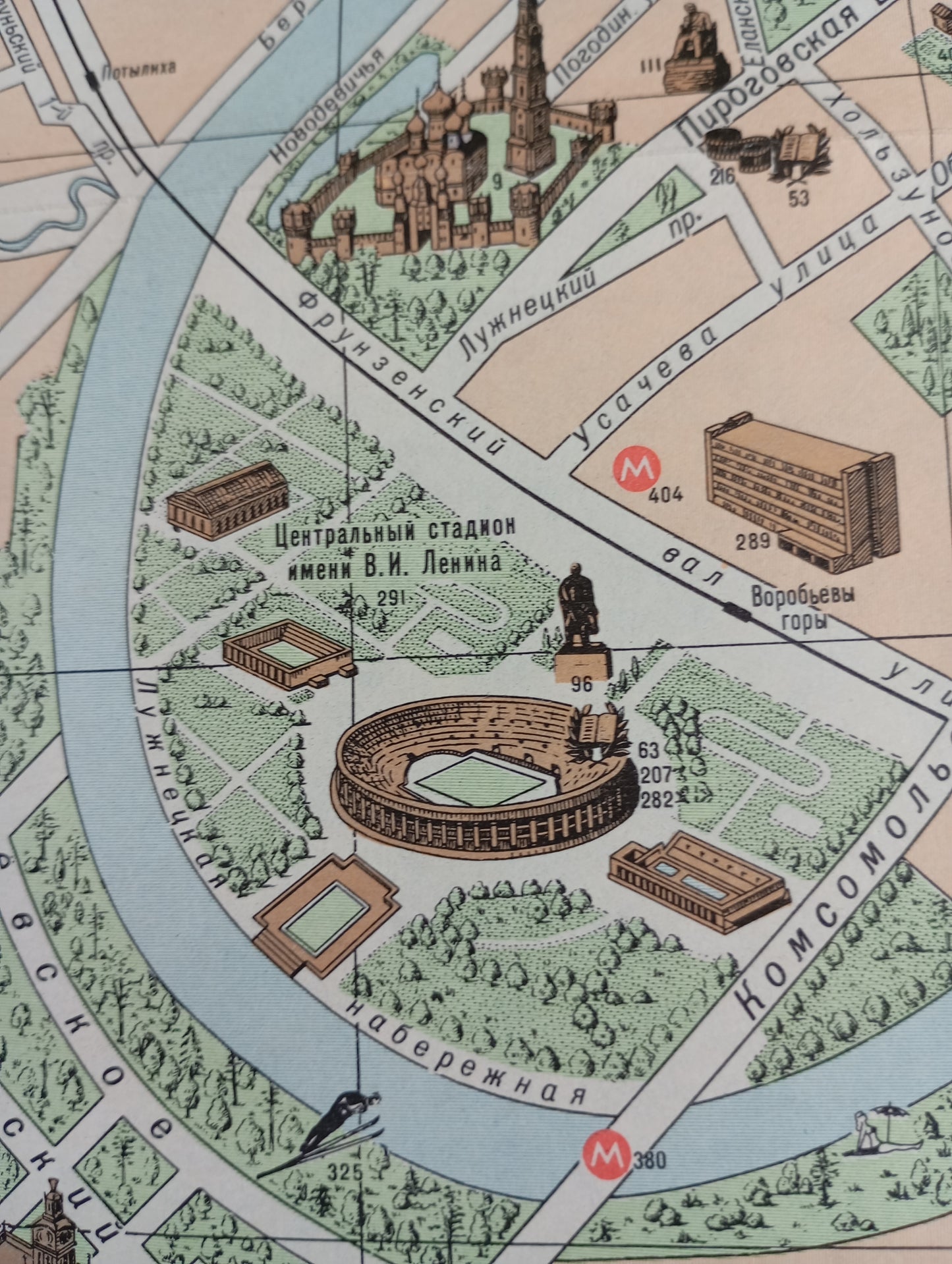 carte plan vintage moscou ancienne