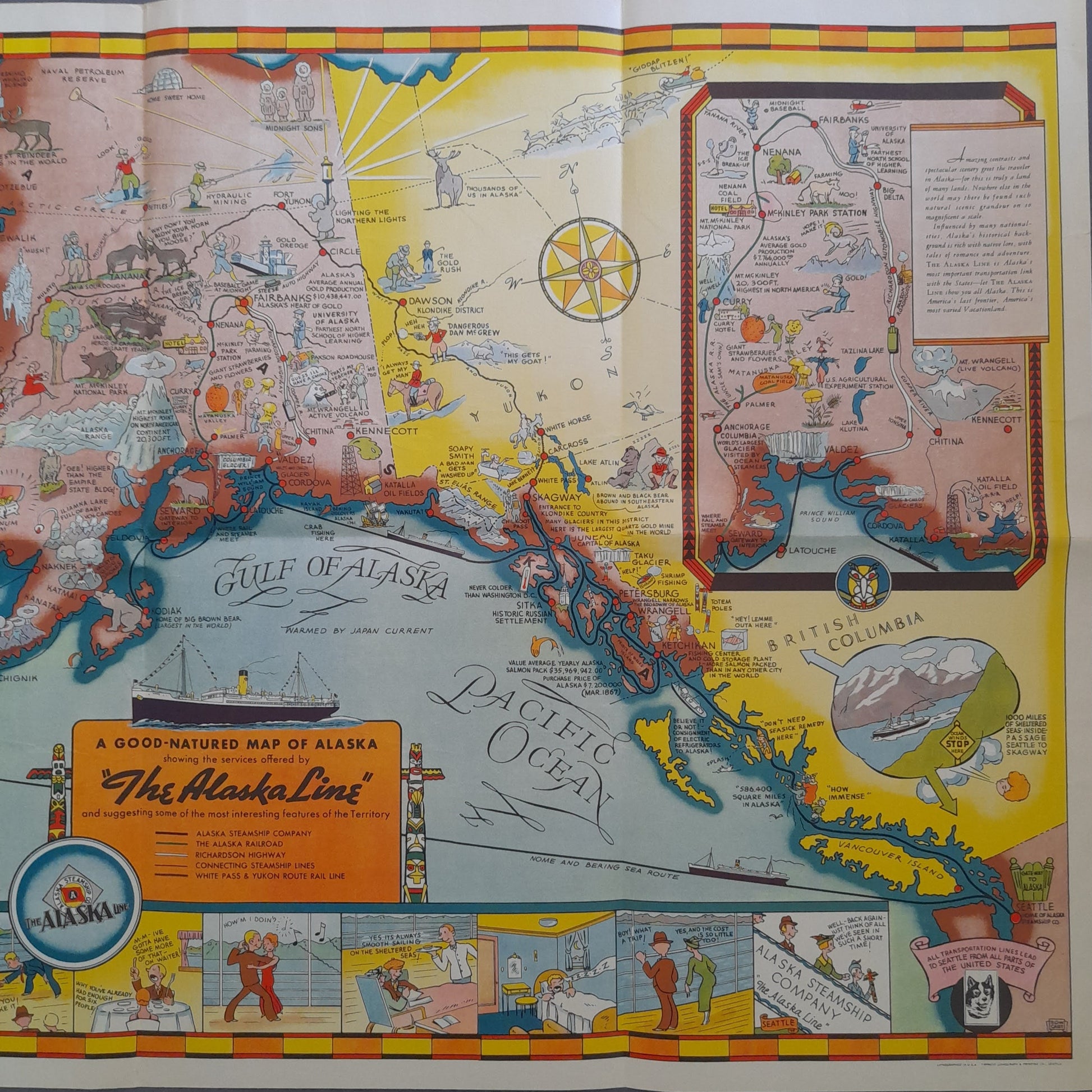 carte scolaire alaska