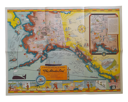 carte vintage alaska