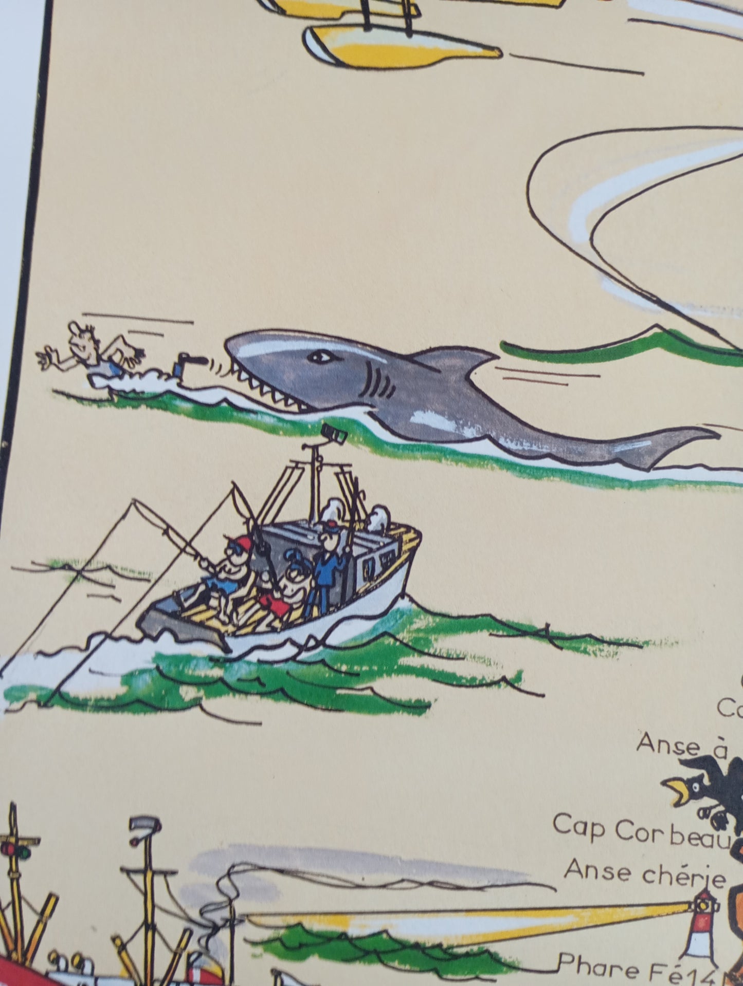 carte vintage saint pierre et miquelon