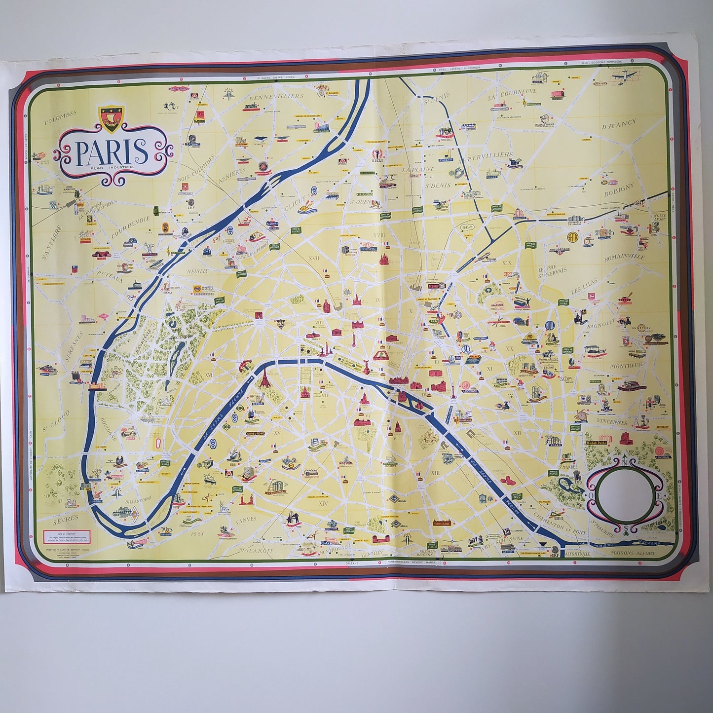 grande affiche paris vintage