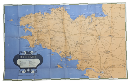 old map brittany