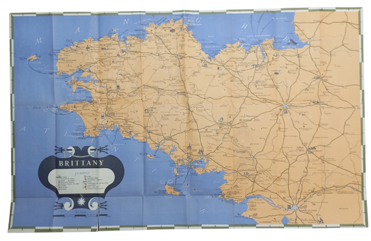 old map brittany
