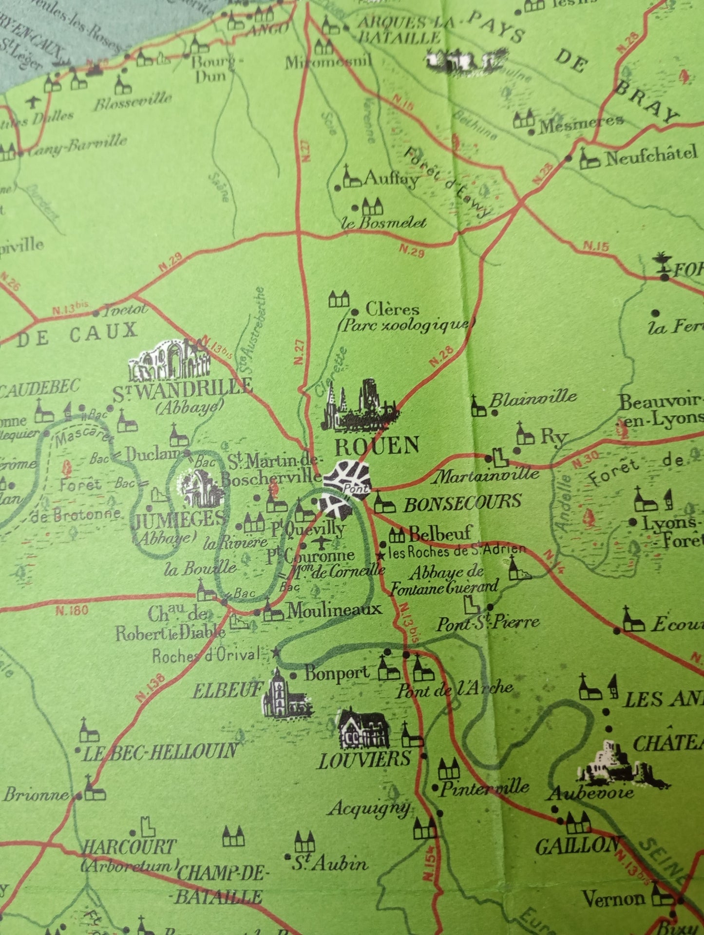 plan ancien normandie 