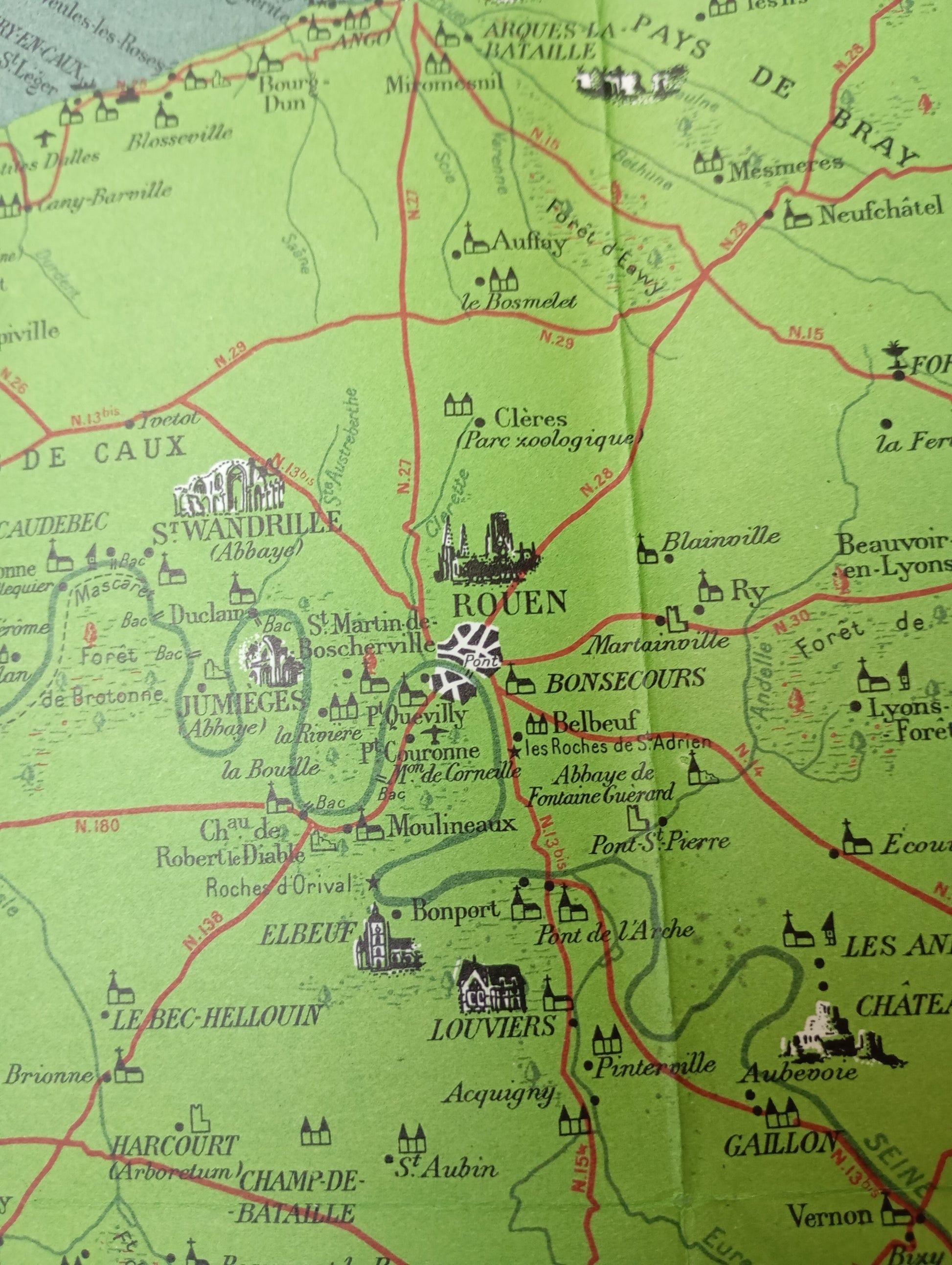 plan ancien normandie 