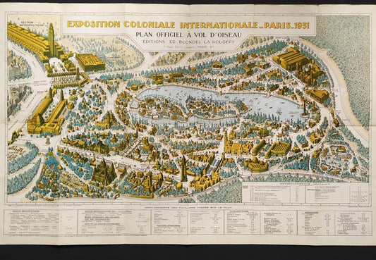 plan exposition coloniale internationale paris 1931
