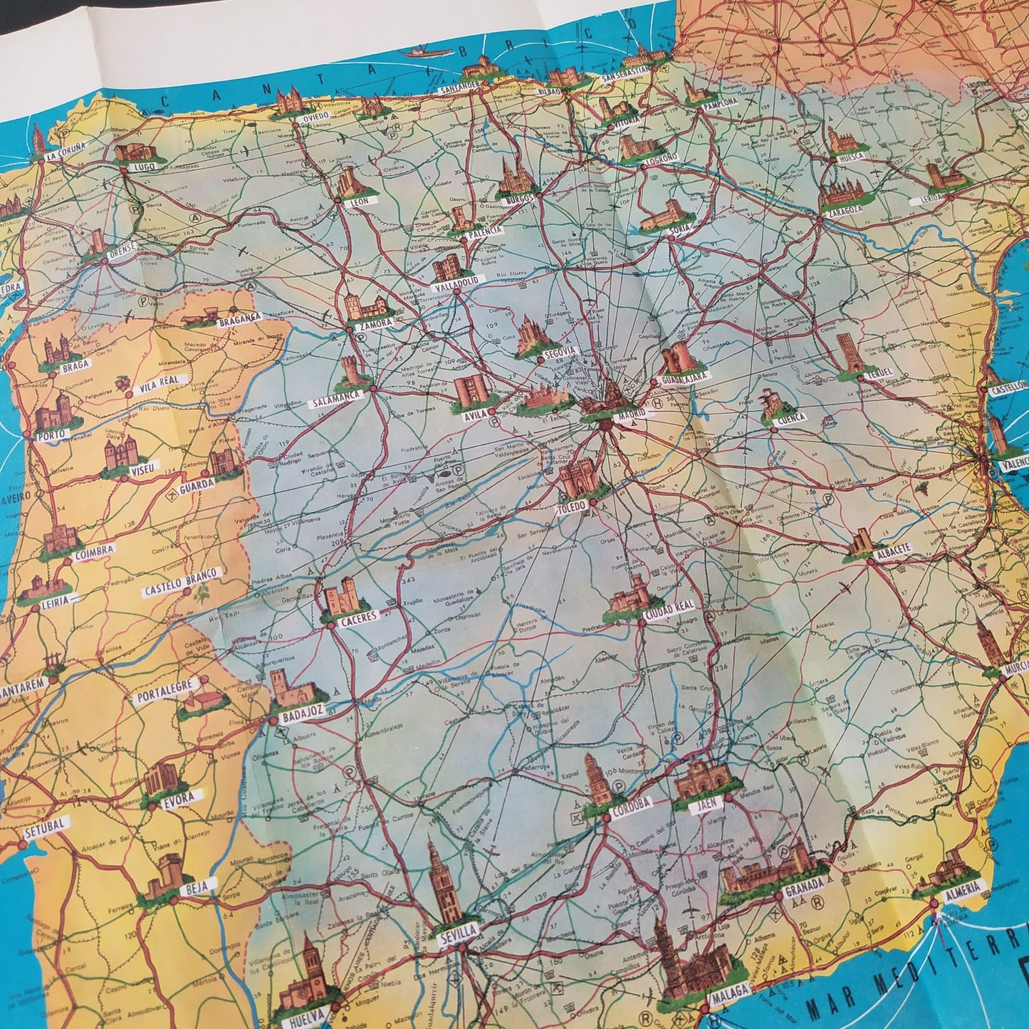 plan touristique espagne portugal