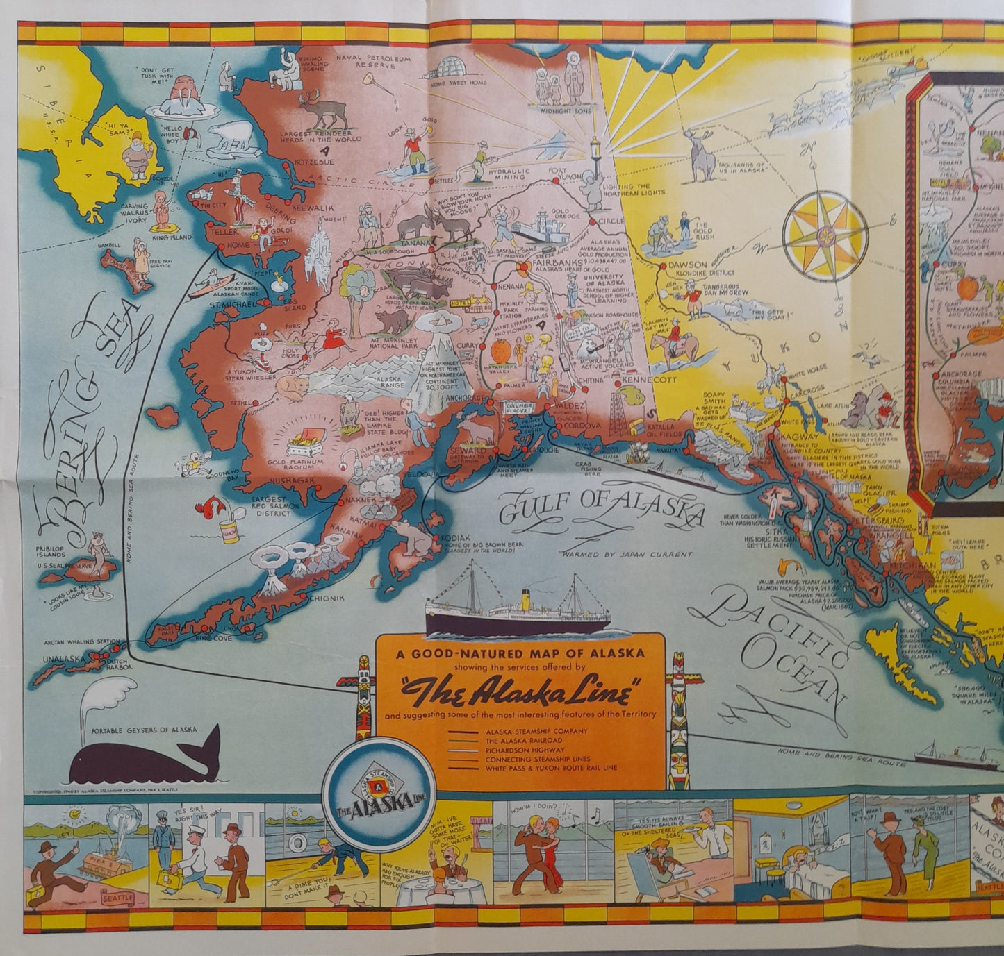 plan vintage alaska ancien
