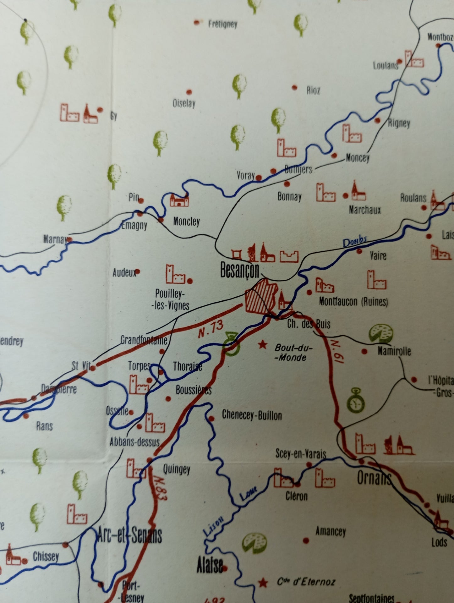 plan vintage ancien jura