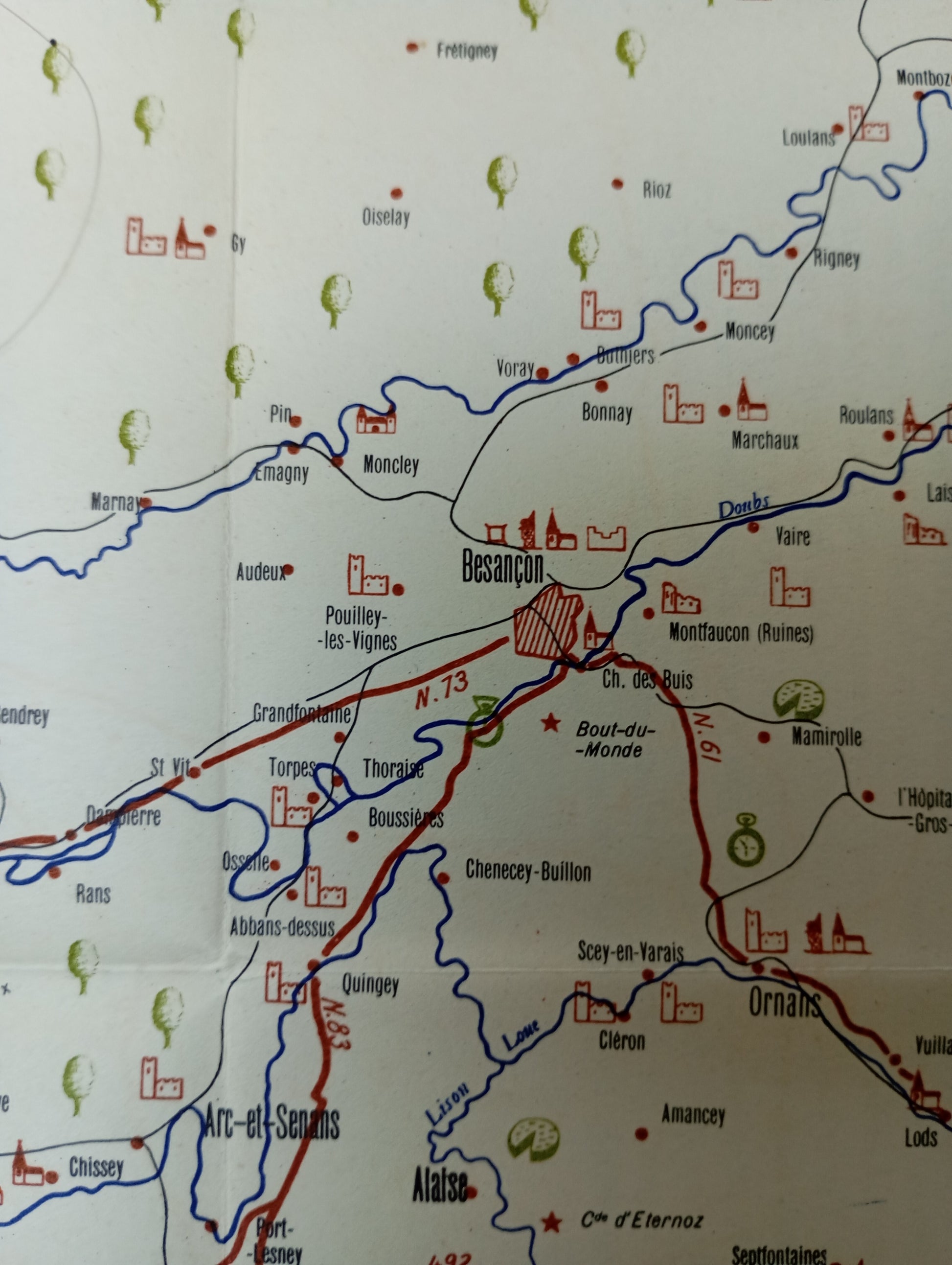 plan vintage ancien jura