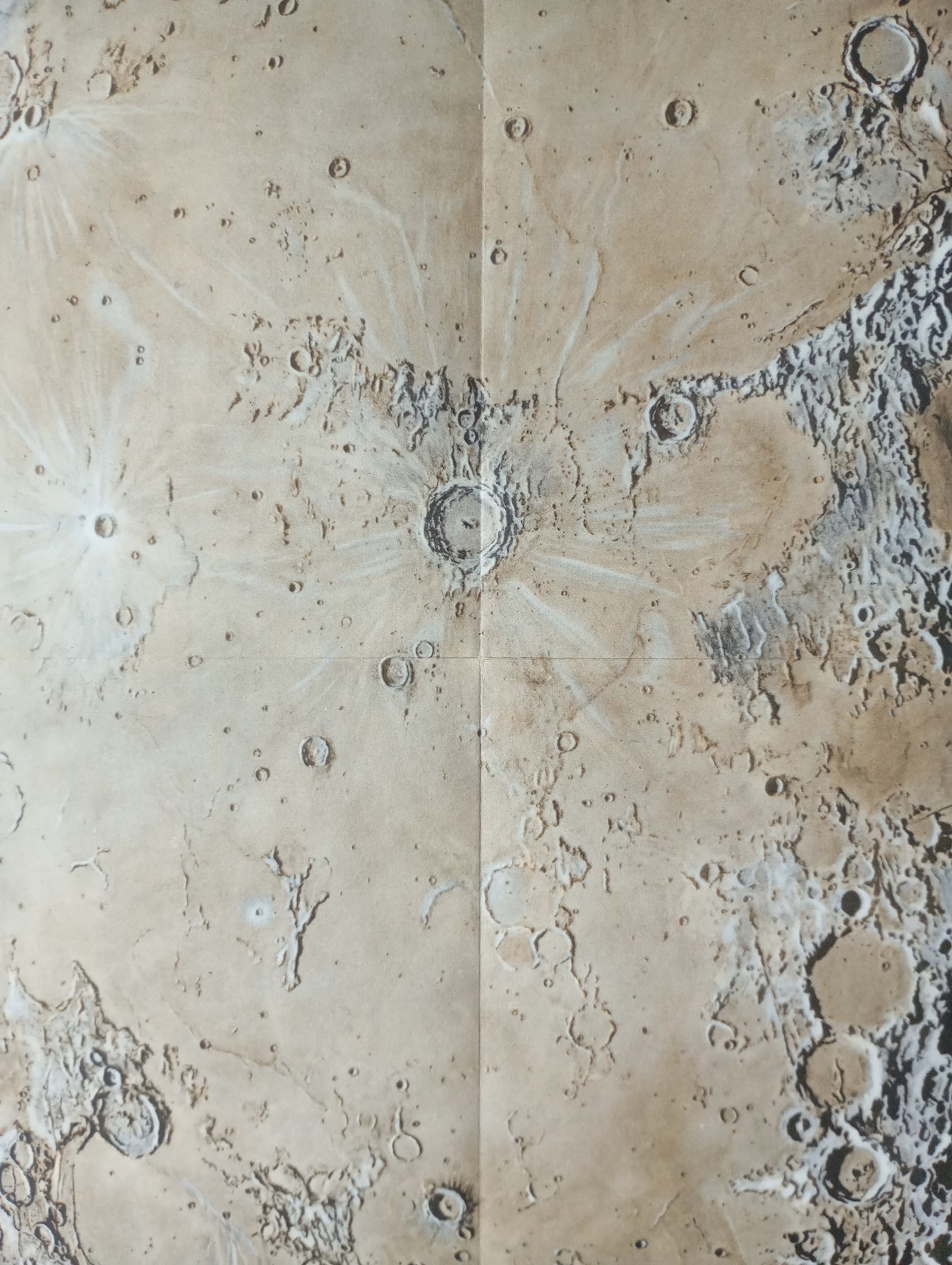 plan vintage de la Lune