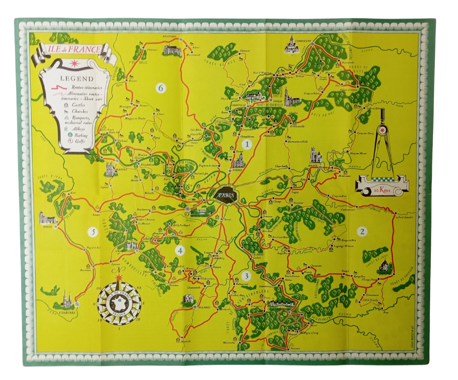 plan vintage ile de france